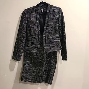 NEW Nine West Tweed Jacquard Suit (Jacket & Skirt)